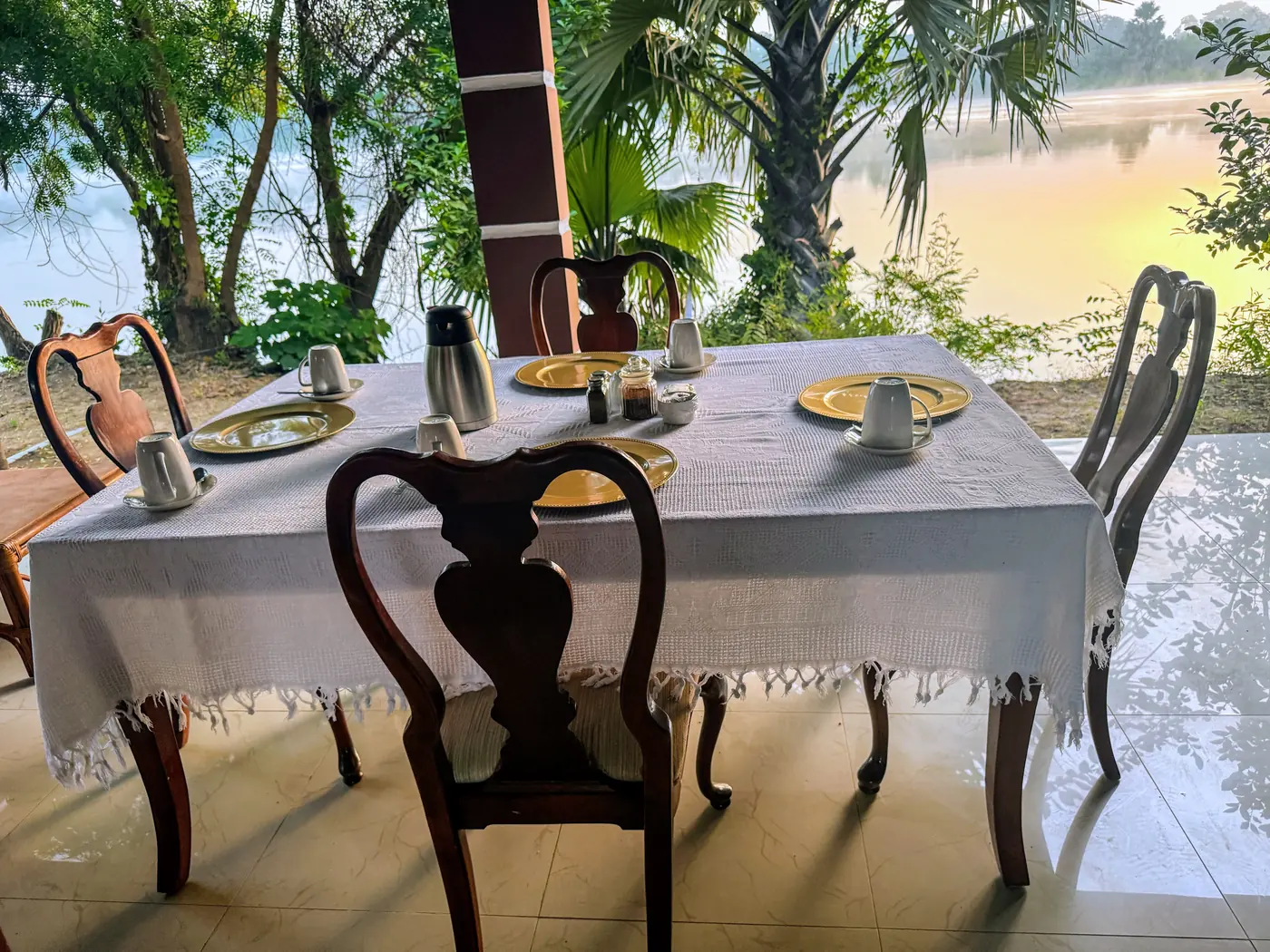 Breakfast at Riverside Lodge Bansang
